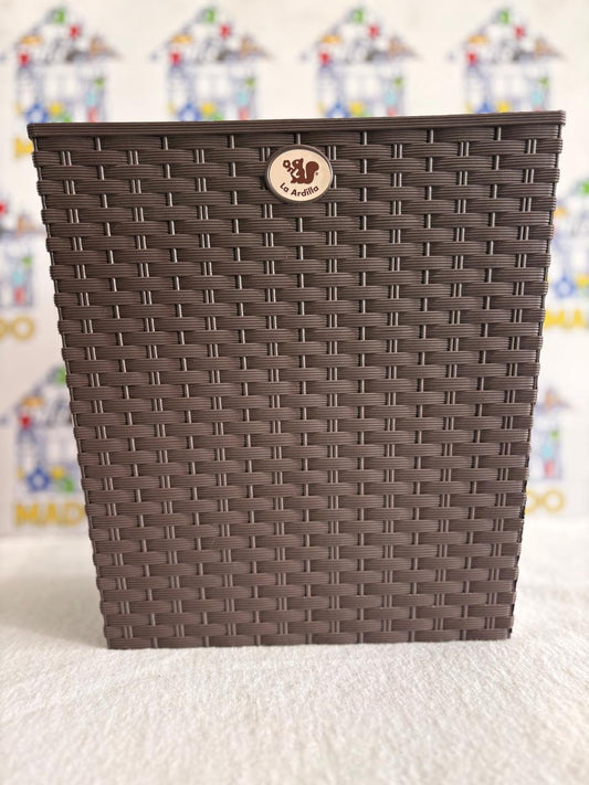 CESTO RATTAN RECTANGULAR ARDILLA