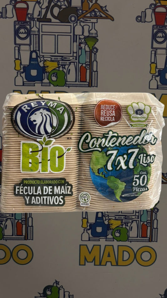 CHAROLA 7X7 LISO BIO
