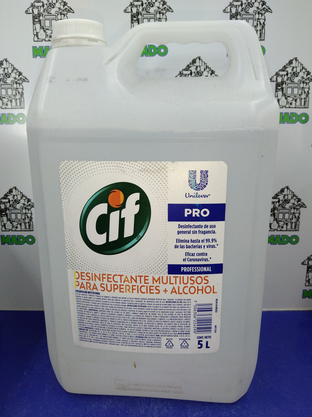 DESINFECTANTE MULTIUSOS CIF 5LTS