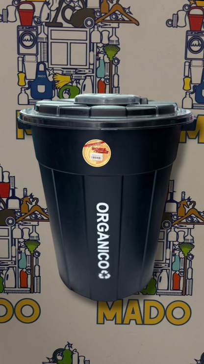 CONTENEDOR GIROS NEGRO 80LTS