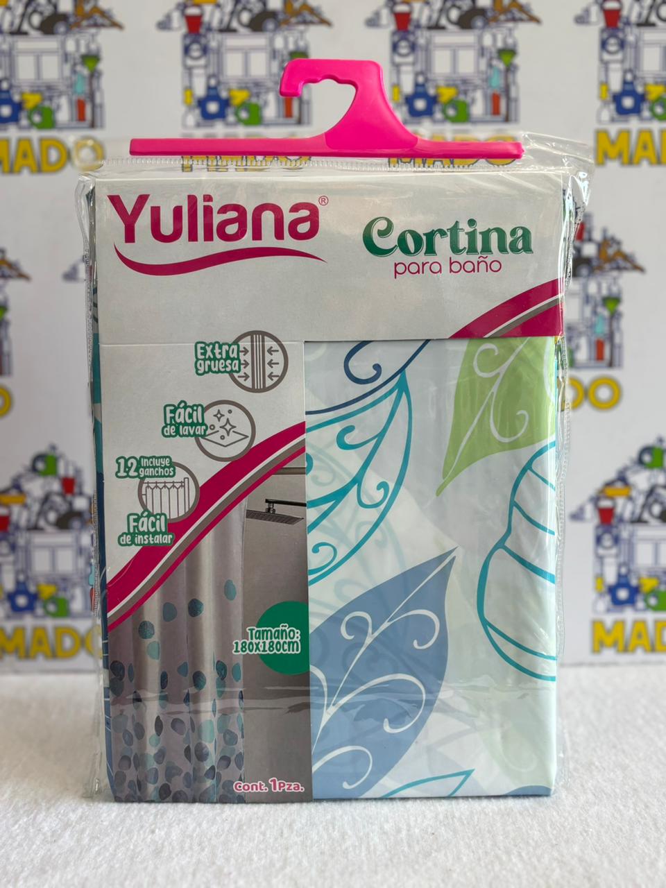 CORTINA PARA BAÑO EXTRA GRUESA CAL.10 YULIANA MOD