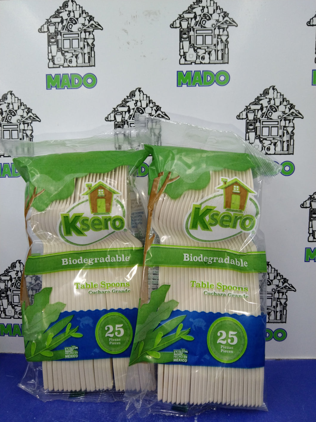 CUCHARA GRANDE BIODEGRADABLE 25 PIEZAS