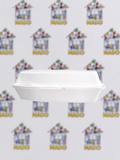 CONTENEDOR PARA HOTDOG CON TAPA