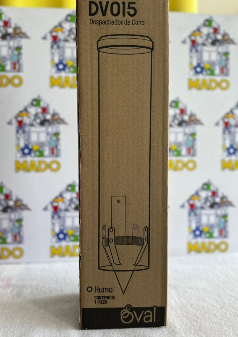 DESPACHADOR DE VASO CONICO HUMO DV015 OVAL
