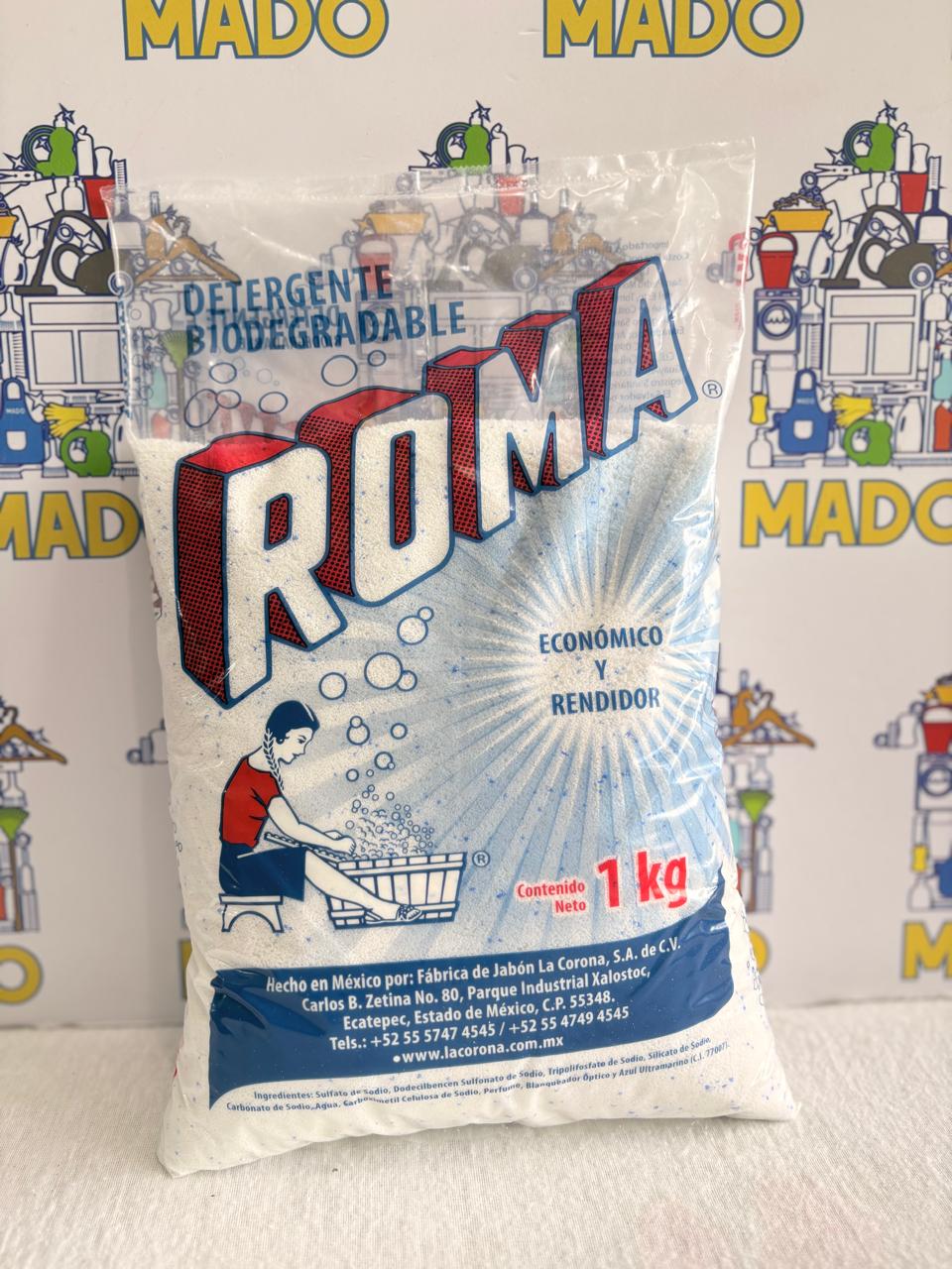 DETERGENTE ROMA EN POLVO 1KG