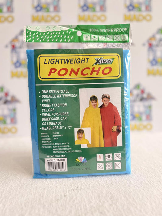 IMPERMEABLE PONCHO ADULTO