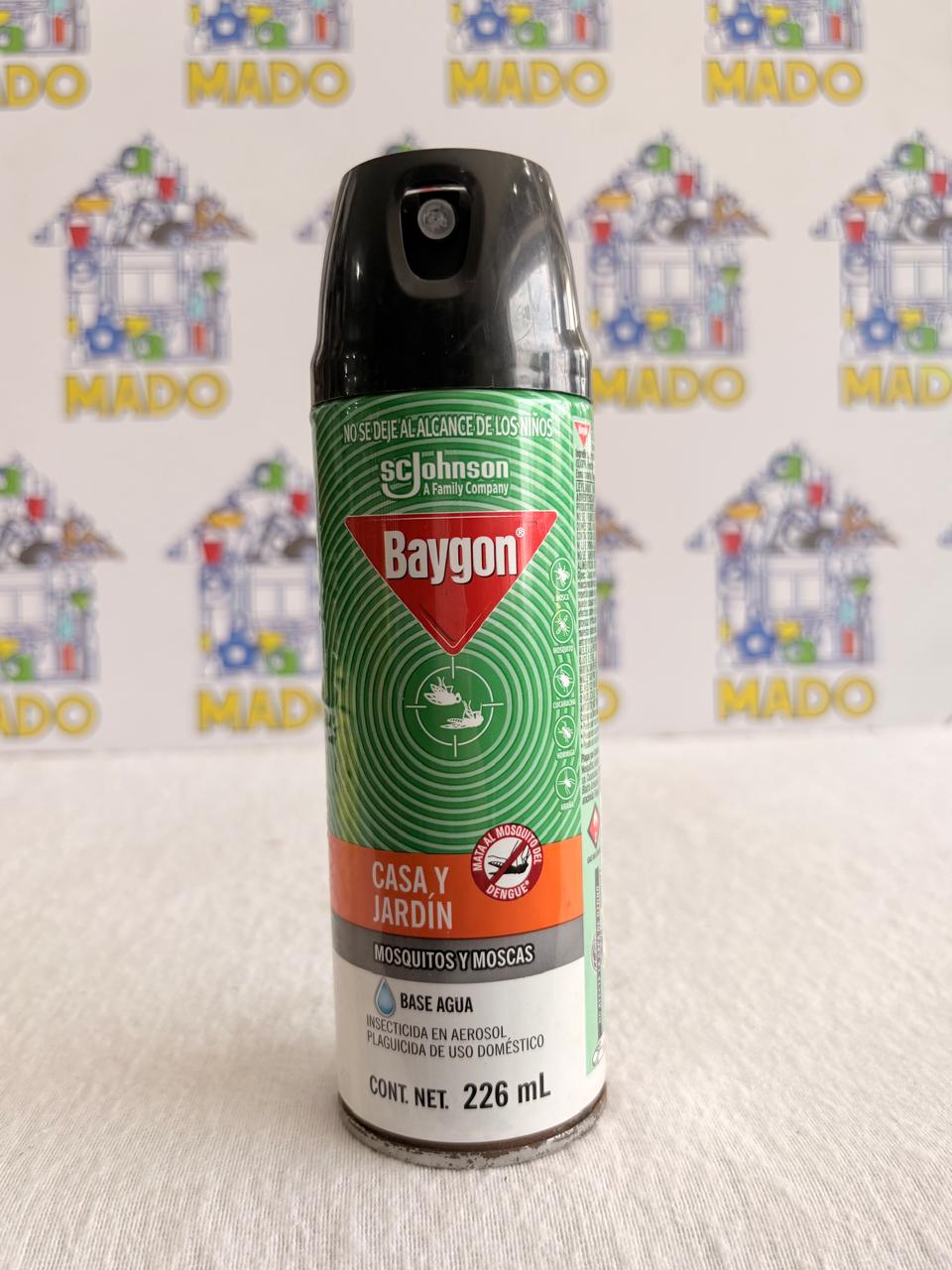 INSECTICIDA BAYGON CASA Y JARDIN 226ML