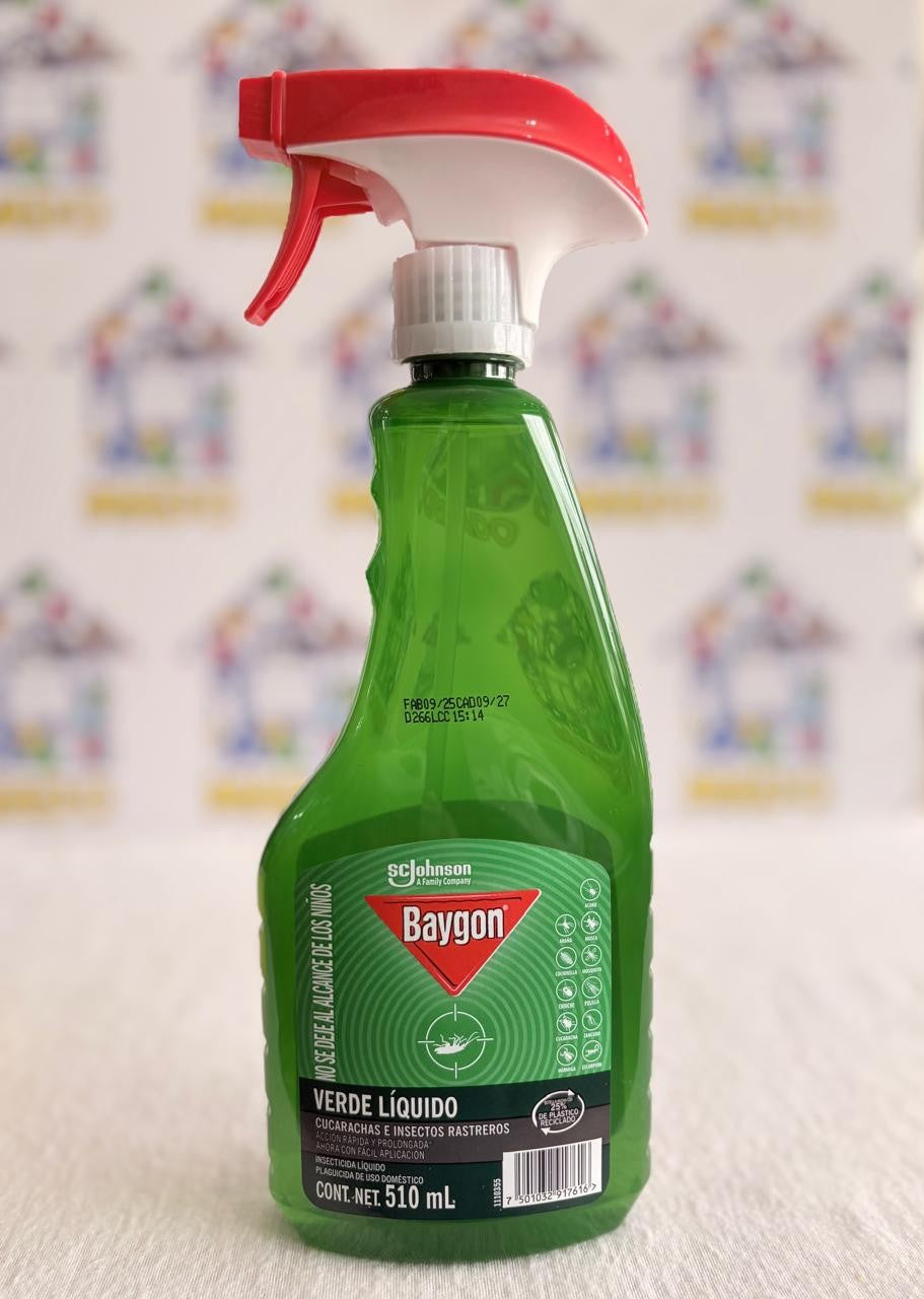 INSECTICIDA BAYGON VERDE LIQUIDO 510ML