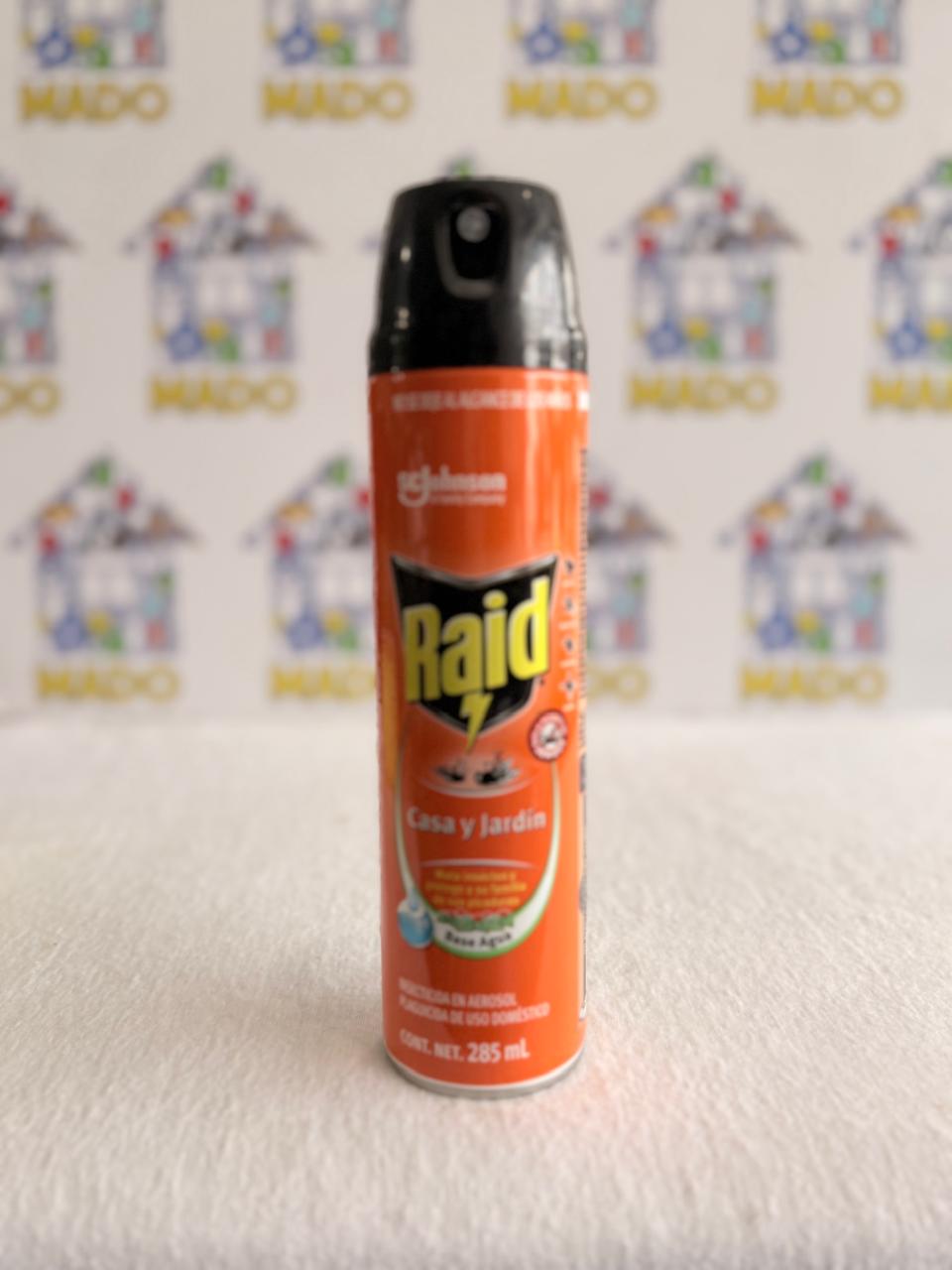 INSECTICIDA RAID CASA Y JARDIN 285 ML