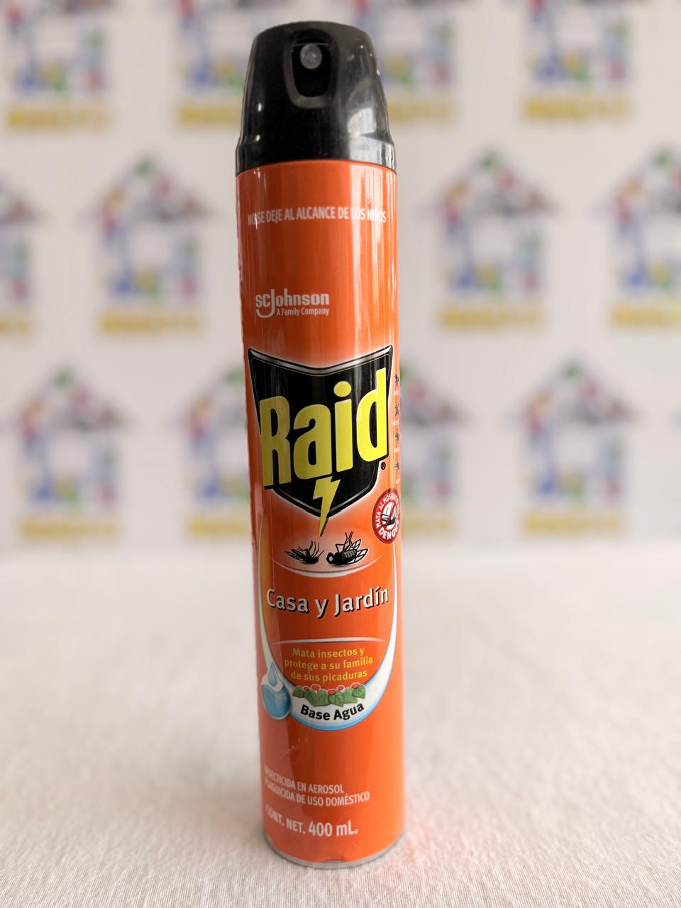 INSECTICIDA RAID CASA Y JARDIN 400 G