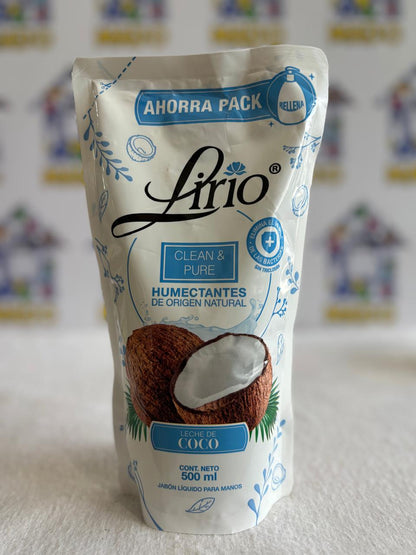 JABON LIQUIDO LIRIO MANOS GRANADA POUCH BOLSA500ML