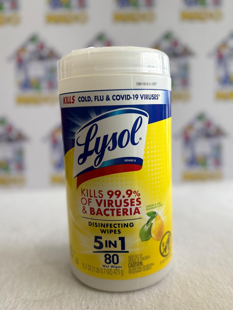 LYSOL TOALLITAS CITRUS 80 PZ