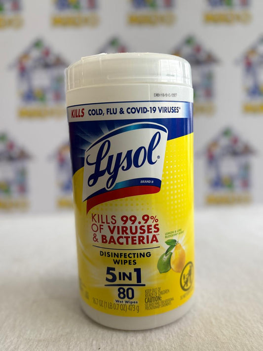 LYSOL TOALLITAS CITRUS 80 PZ