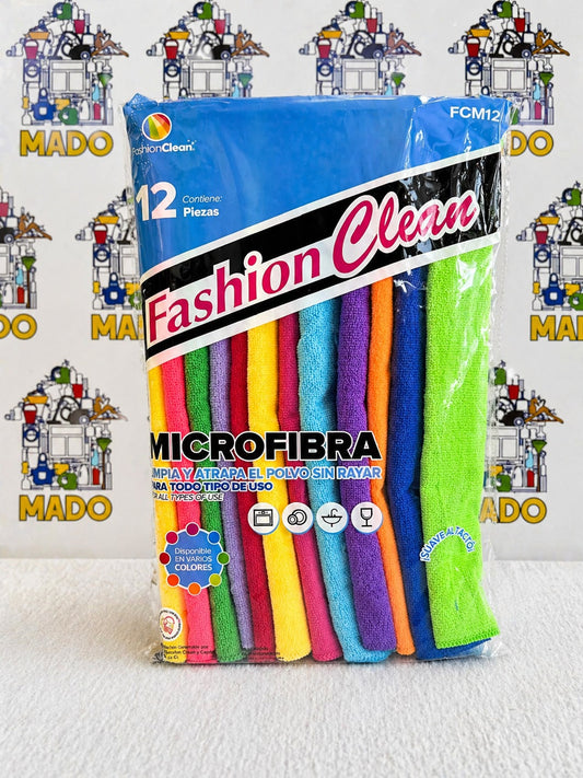 MICROFIBRA FASHION CLEAN 40X40/ 30X30 12PZ