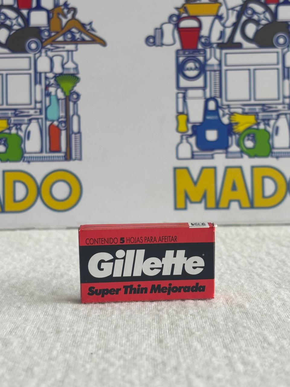 NAVAJA GILLETE CON 5 PIEZAS