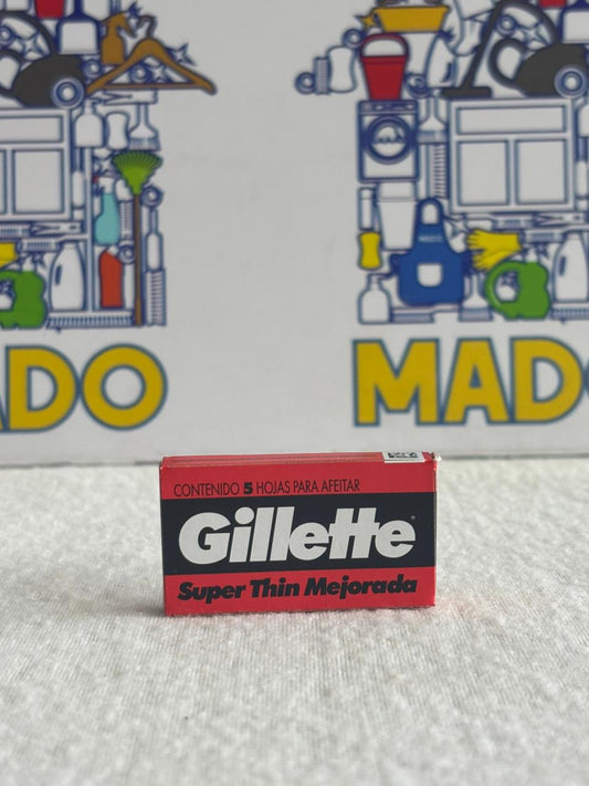 NAVAJA GILLETE CON 5 PIEZAS