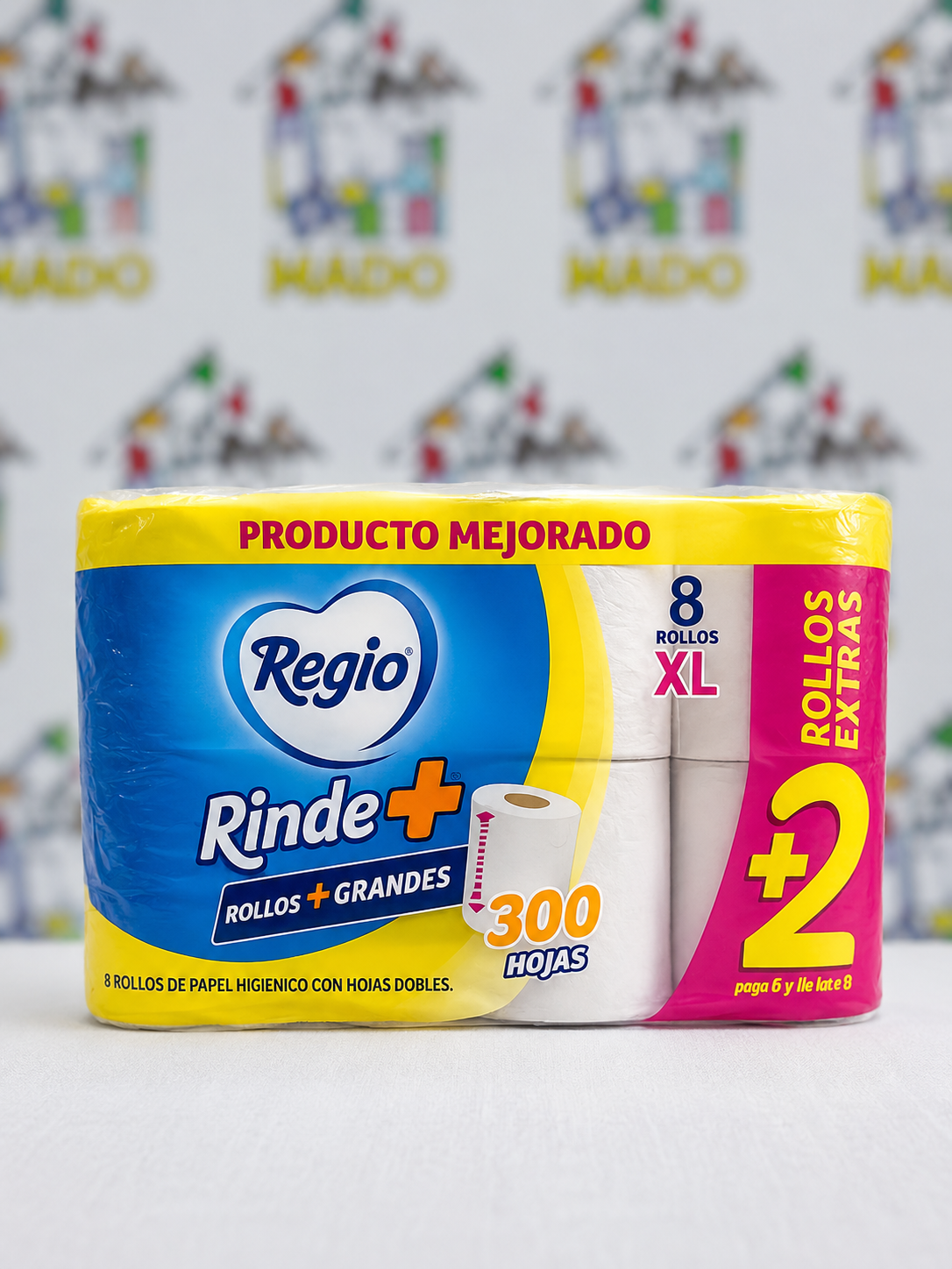 PAPEL HIGIENICO REGIO RINDEMAS 6+2 PZA