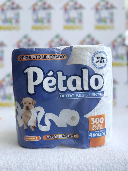 PAPEL PETALO  ULTRA RESISTENTE 4 PIEZAS