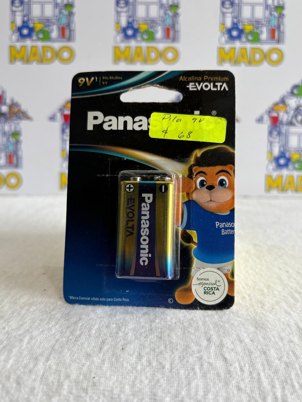 PILA CUADRADA 9V PANASONIC