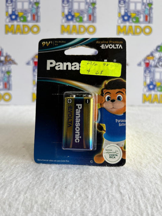 PILA CUADRADA 9V PANASONIC