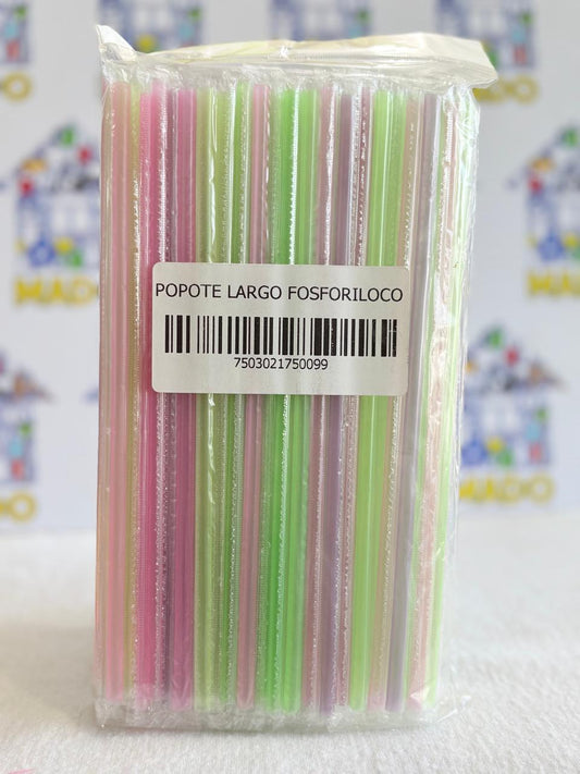 POPOTE FOSFORILOCO LARGO ESTUCHADO CON 100 PIEZAS