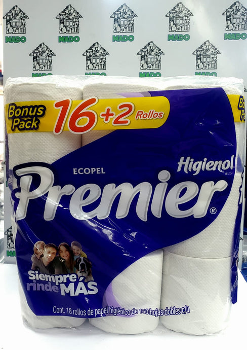 HIGIENICO PREMIER 18 ROLLOS