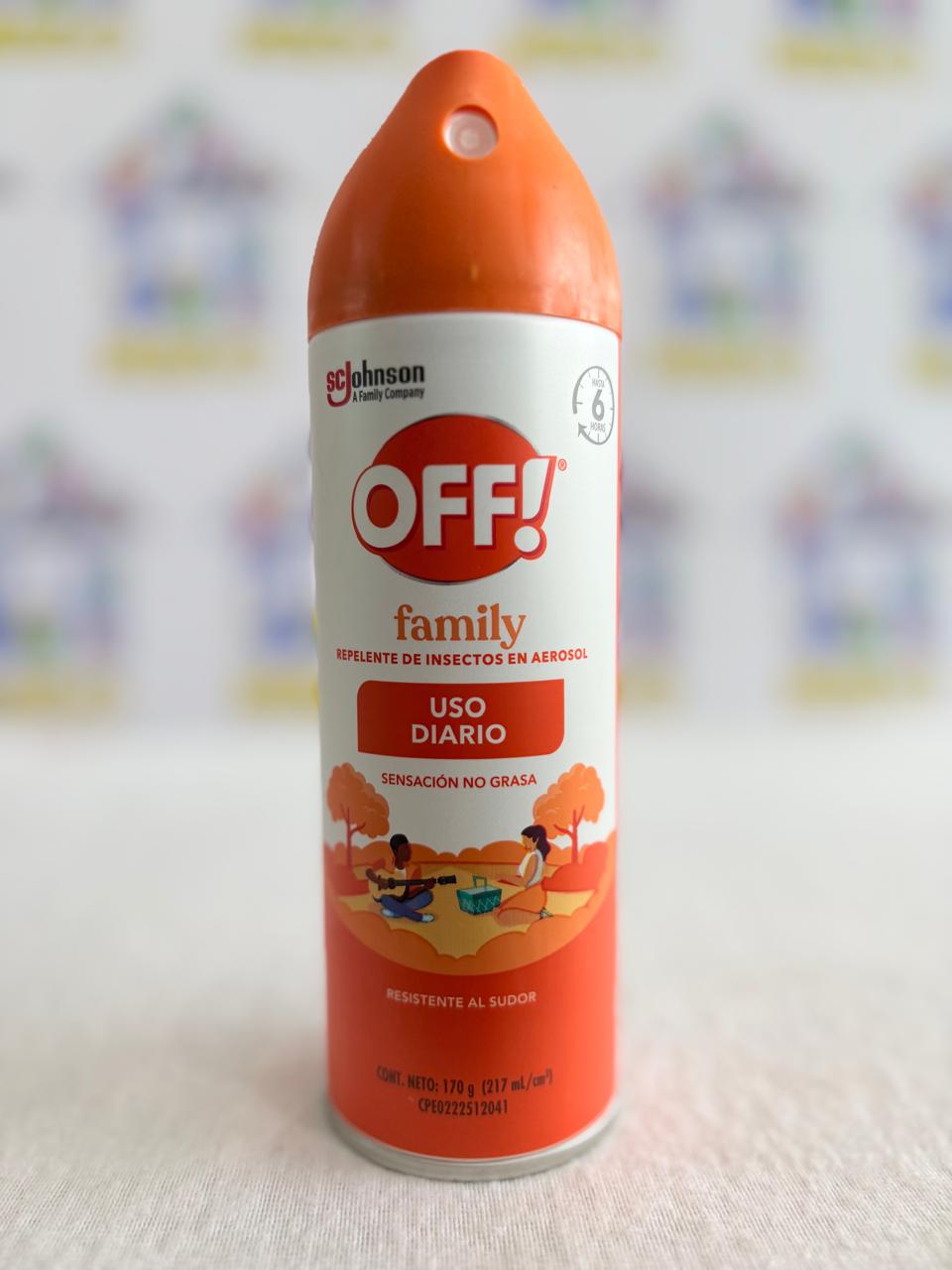 REPELENTE OFF AEROSOL 170 ML