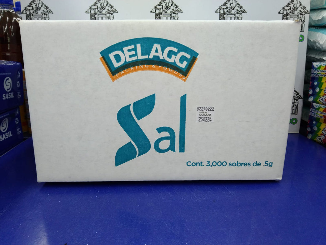SAL DELAGG CON 3000 SOBRES 5GR