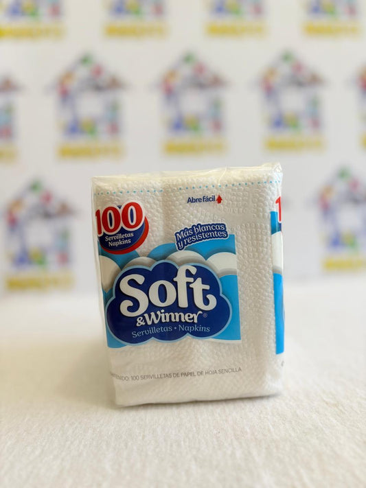 SERVILLETA SOFT & WINNER 100 PZ