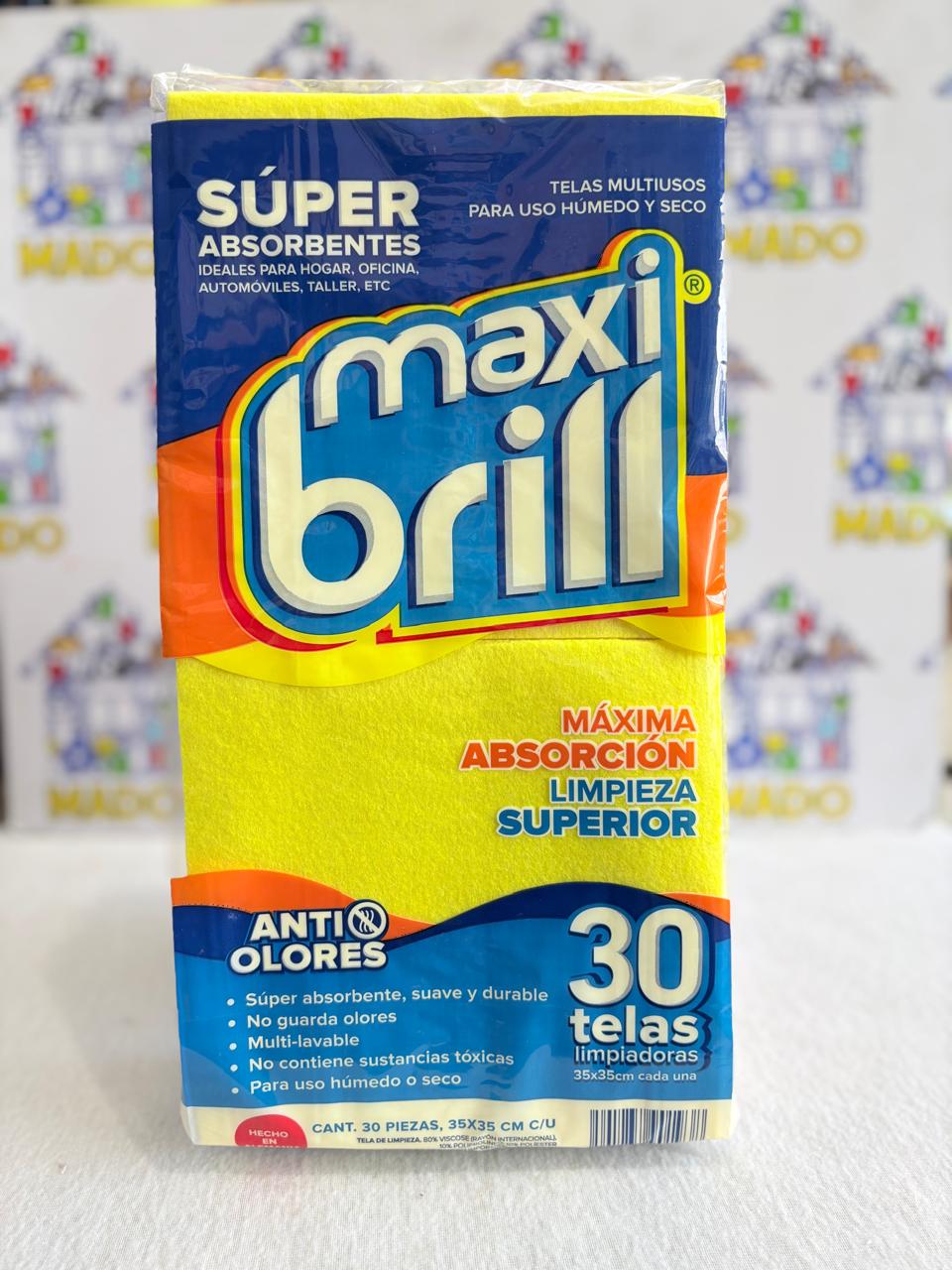 TELAS ABSORBENTE MAXI C/30