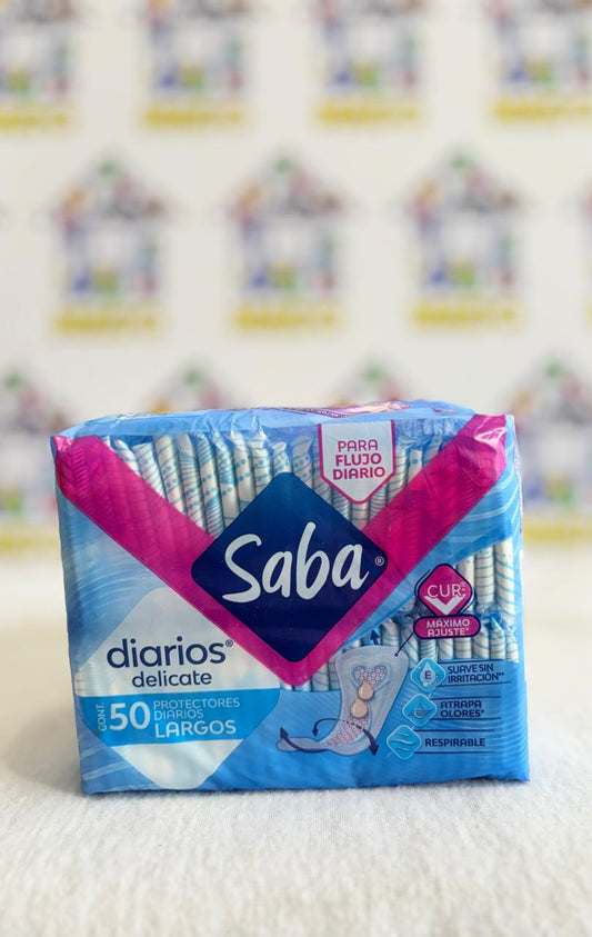 TOALLAS FEM. SABA DIARIOS C/50PZ
