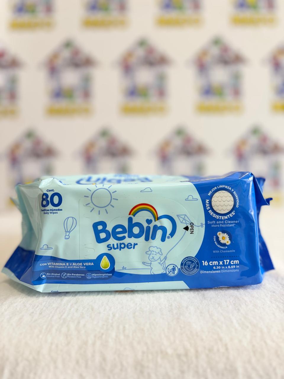 TOALLAS HUMEDAS BEBIN C/80