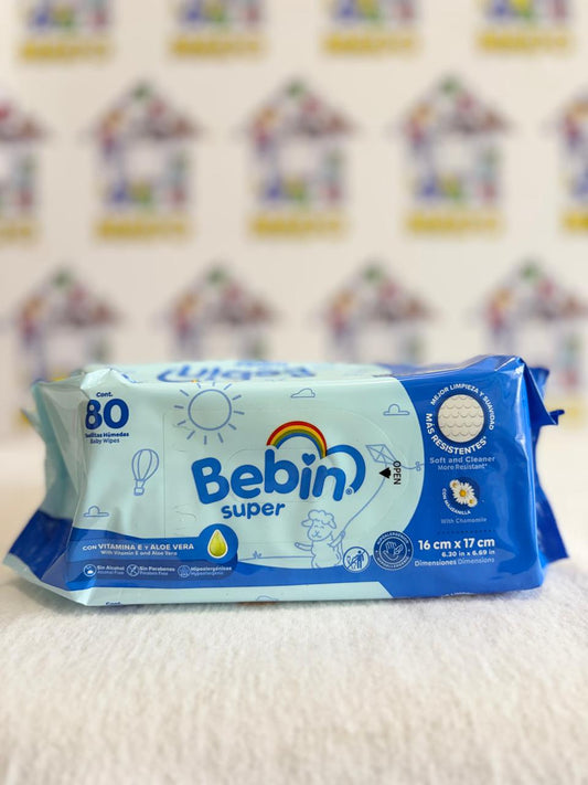 TOALLAS HUMEDAS BEBIN C/80