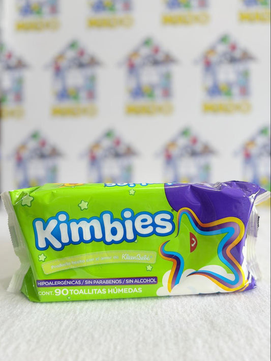 TOALLAS HUMEDAS KIMBIES 90 PZA