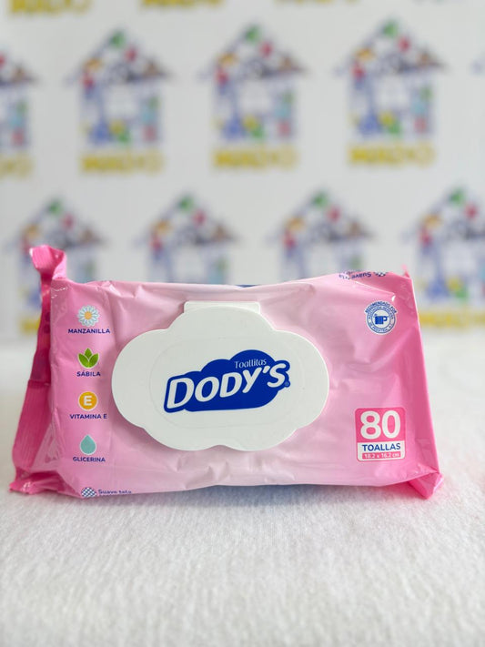 TOALLITAS HUMEDAS DODYS BABY 80 PIEZAS