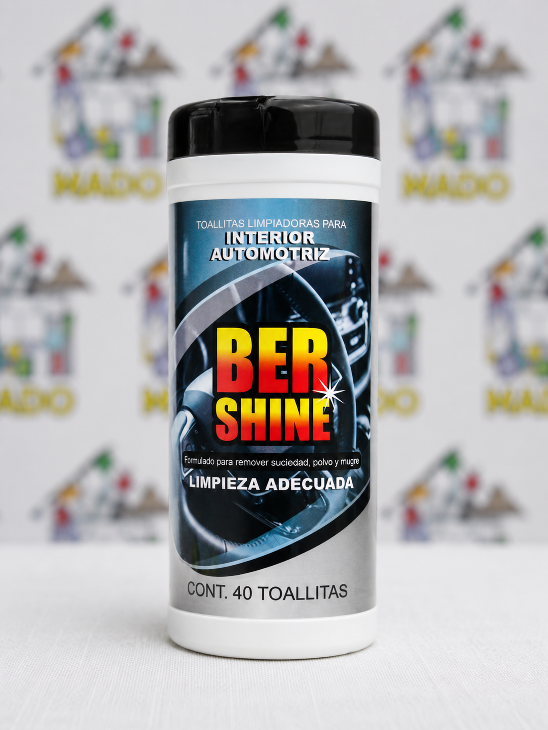 TOALLITAS LIMPIADORAS PARA INTERIOR AUTOMOTRIZ 40 PZ
