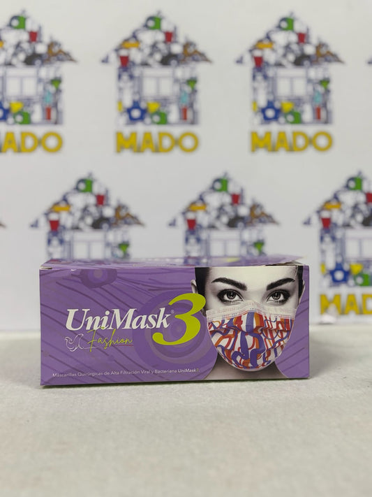 UNI MASK 3 FASHION (MASCARILLA QUIRURGICO)