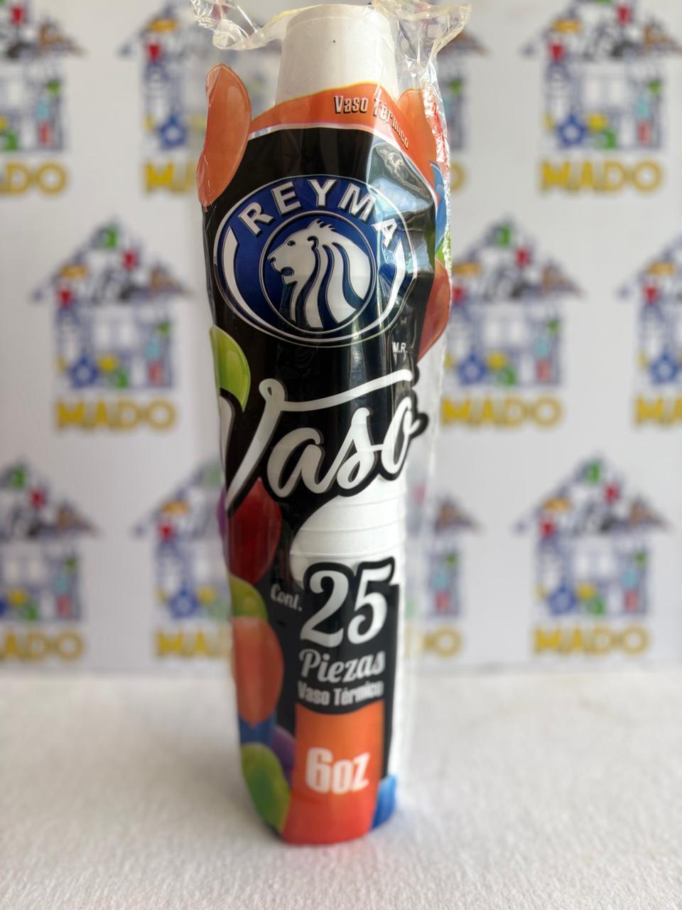 VASO TERMICO 06 OZ C/25 REYMA