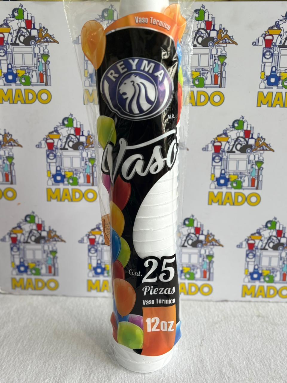 VASO TERMICO 12 OZ REYMA C/25