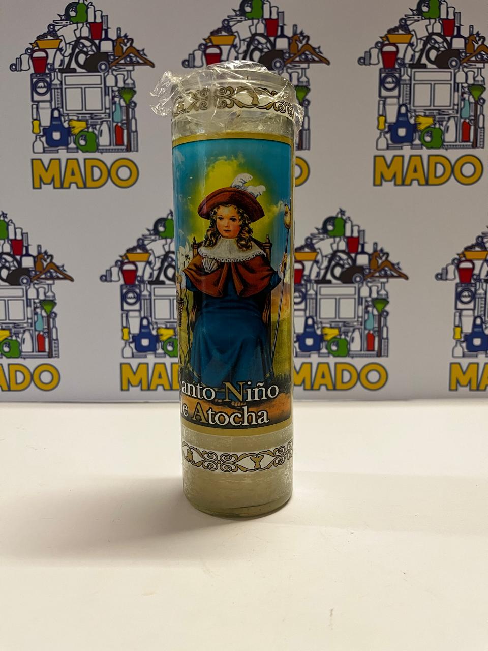 VELADORA ETIQUETADA