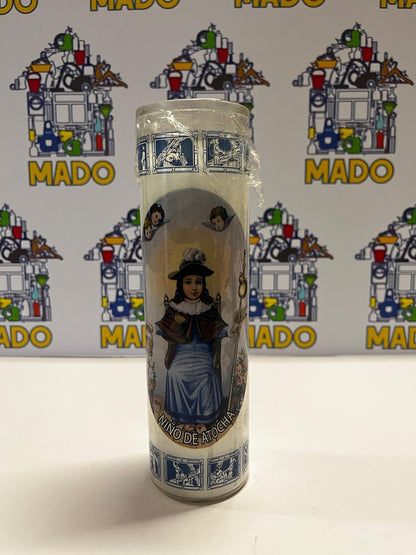 VELADORA ETIQUETADA