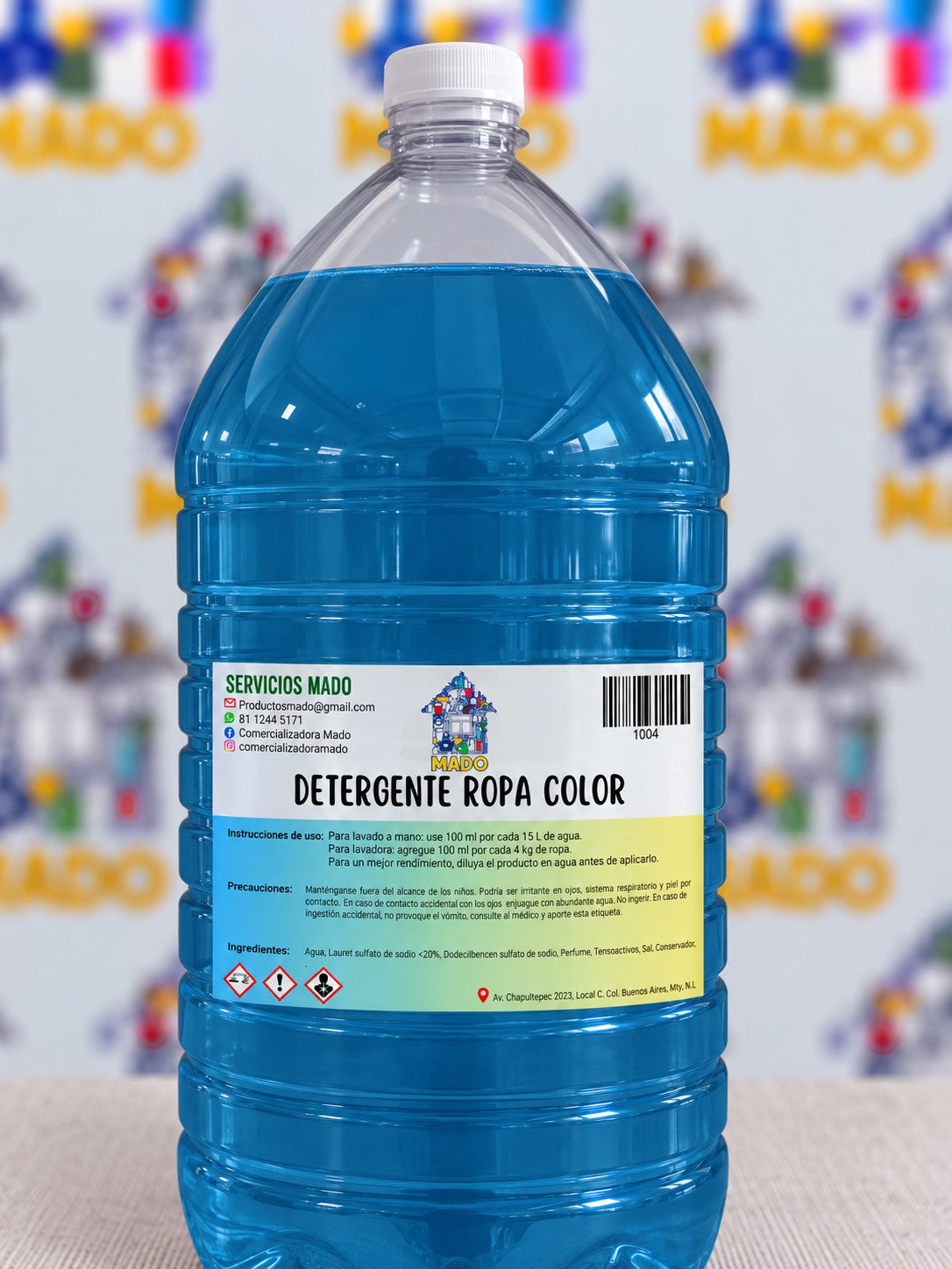 DETERGENTE PARA ROPA COLOR 10 LITROS