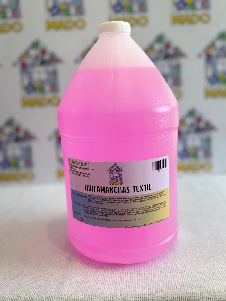 QUITAMANCHAS TEXTIL MADO 4 LITROS