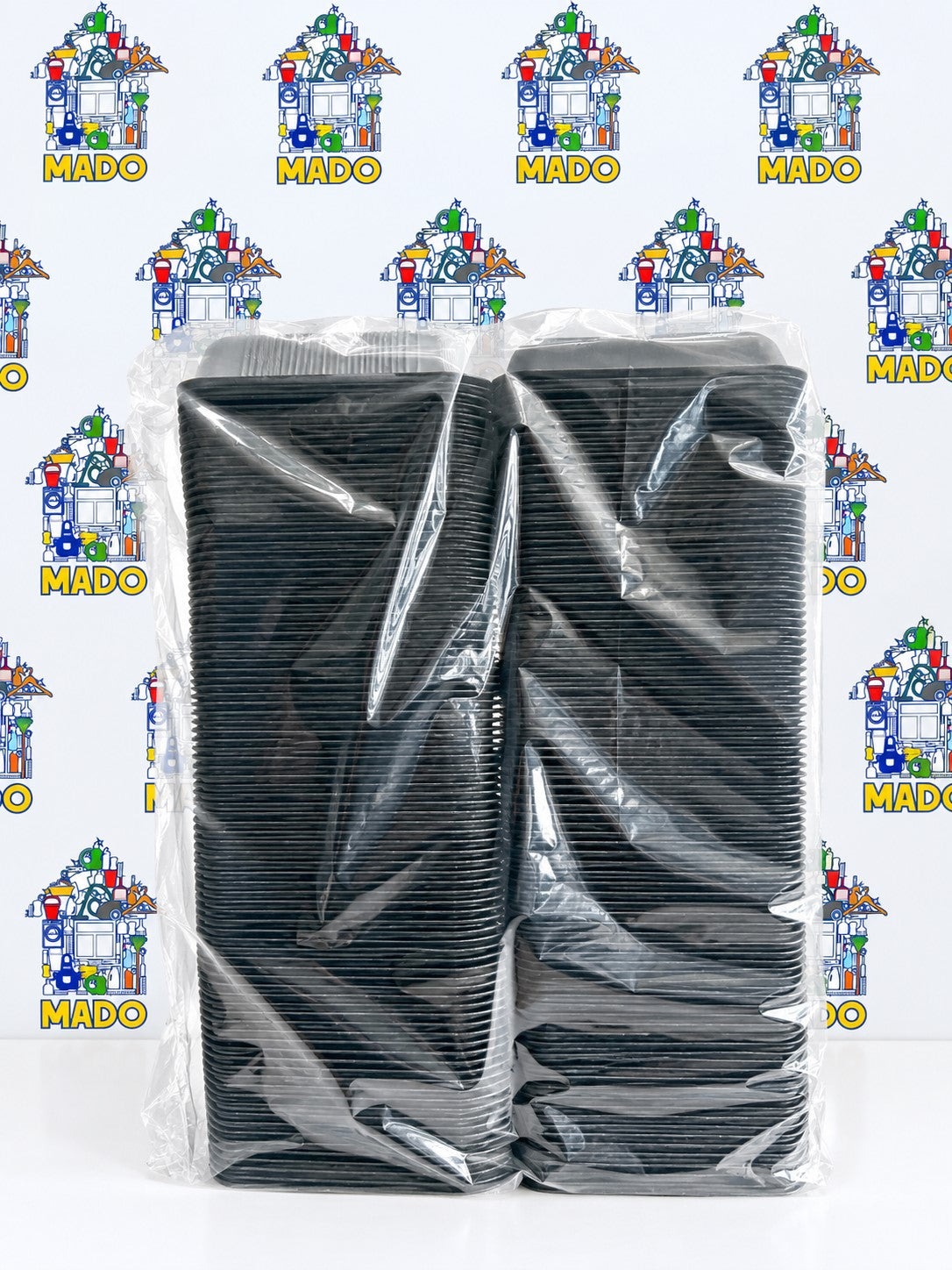 CONTENEDOR REYMA NEGRO 7X7 CON DIV 100 PZ