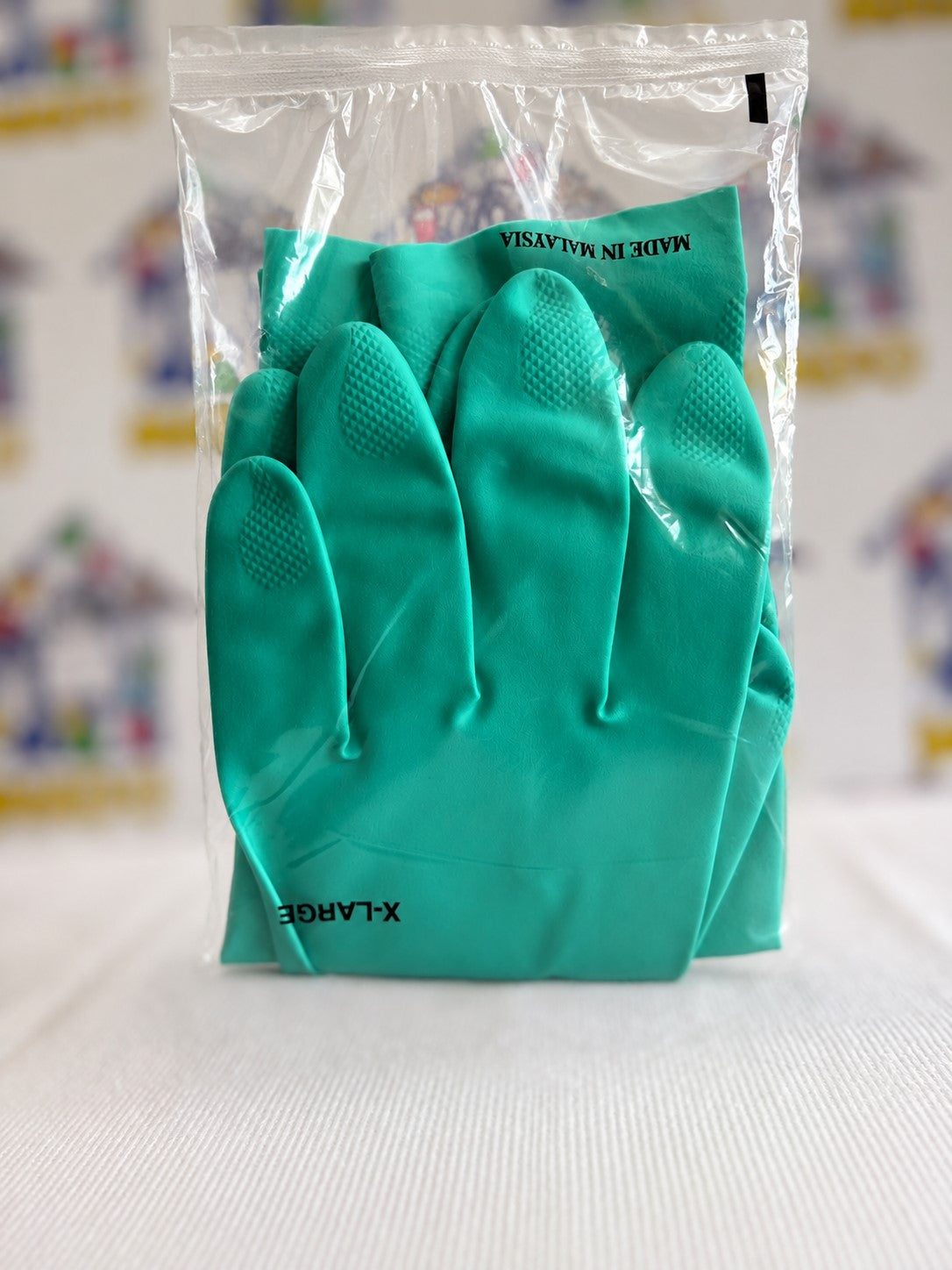GUANTE INDUSTRIAL VERDE XL