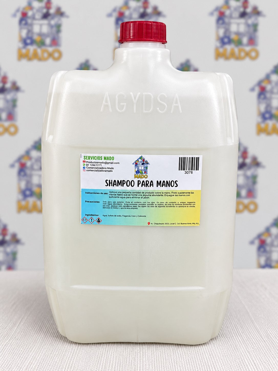 SHAMPOO PARA MANOS AROMA COCO 20L