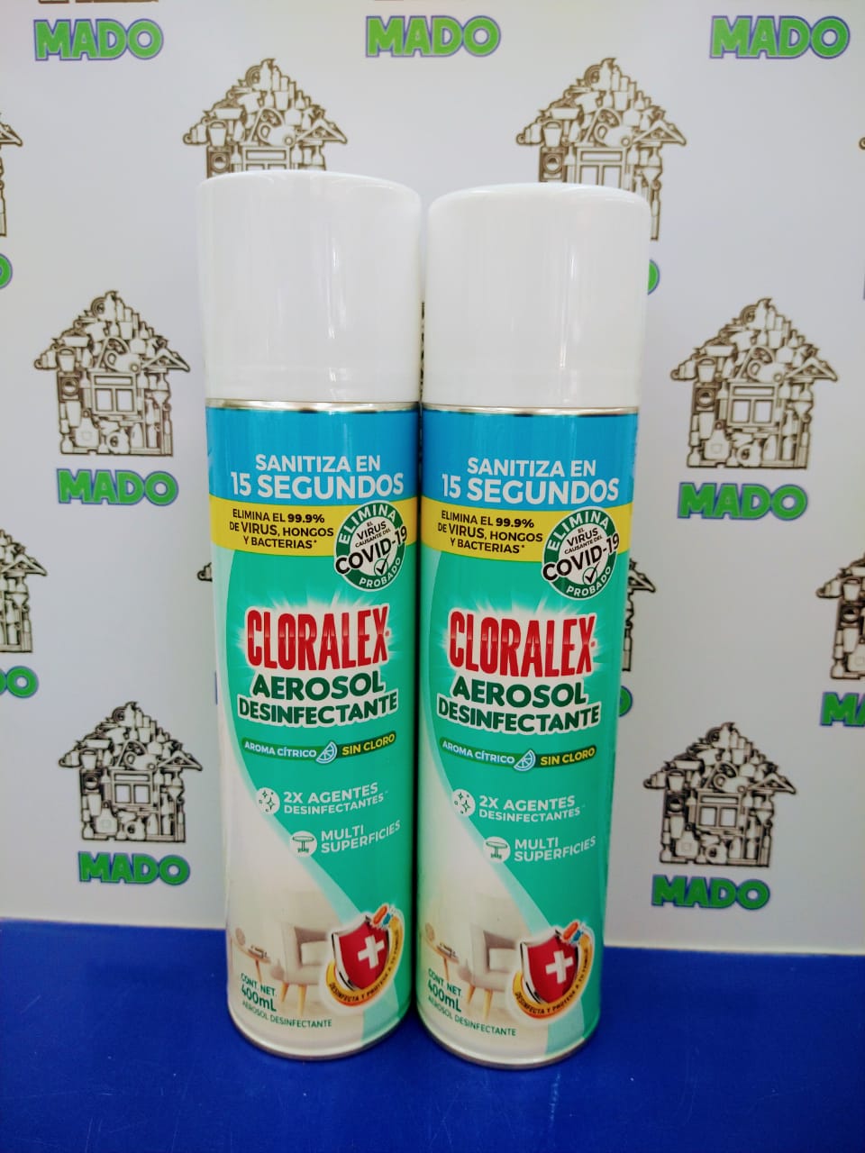 DESINFECTANTE CLORALEX EN AEROSOL 400 ML