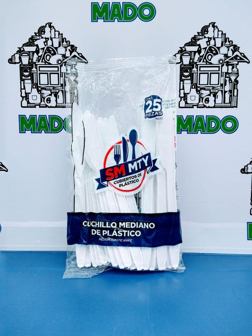 CUCHILLOS DESECHABLES 25 PIEZAS