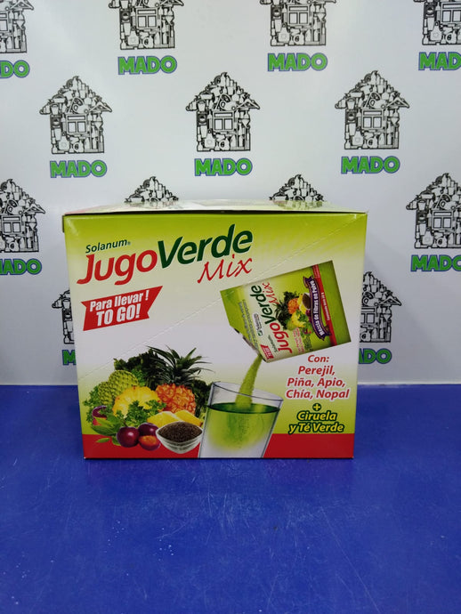 JUGO VERDE MIX CAJA CON 10 SOBRES
