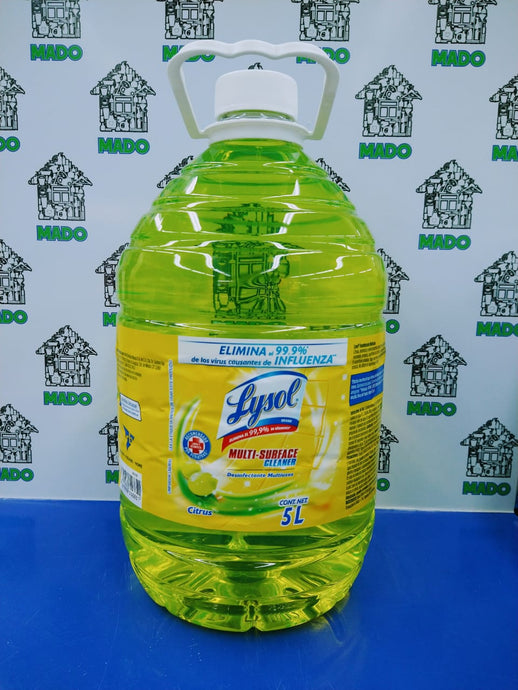 DESINFECTANTE LYSOL CITRUS 5 LITROS